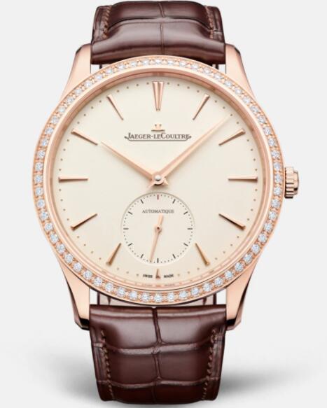 Replica Jaeger Lecoultre Master Ultra Thin Small Seconds 1212501 Pink Gold Men Watch Automatic self-winding