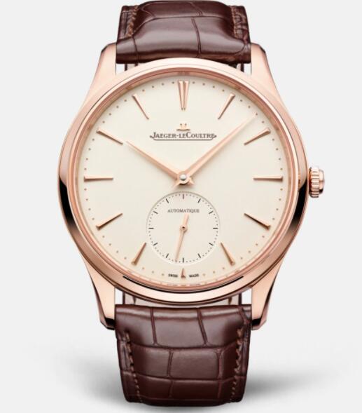 Replica Jaeger Lecoultre Master Ultra Thin Small Seconds 1212510 Pink Gold Men Watch Automatic self-winding