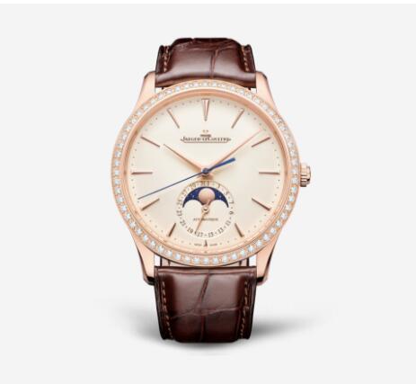 Jaeger Lecoultre Master Ultra Thin Moon 1362502 Replica Watch Pink Gold Automatic self-winding Men Watch