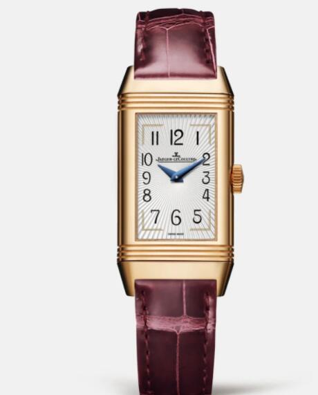Jaeger Lecoultre Reverso One Duetto Moon Manual-winding Pink Gold Ladies Replica Watch 3352420