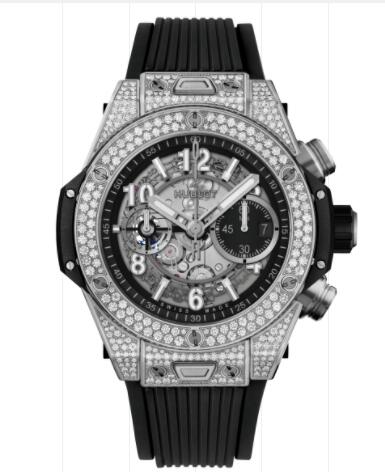 Hublot Big Bang Unico Titanium Pavé 44 mm Replica Watch 421.NX.1170.RX.1704