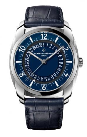Replica Watch Vacheron Constantin Quai de l’Ile Self-Winding Stainless Steel / Blue 4500S/000A-B364