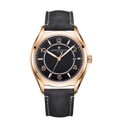 Vacheron Constantin FiftySix Self-Winding Pink Gold Black Replica Watch 4600E/000R-H101