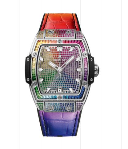 Hublot Spirit of Big Bang Titanium Rainbow 39 mm Replica Watch 665.NX.9910.LR.0999