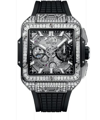 Hublot Square Bang Unico Titanium Jewellery 42 mm 821.NX.0170.RX.0904 Replica Watch