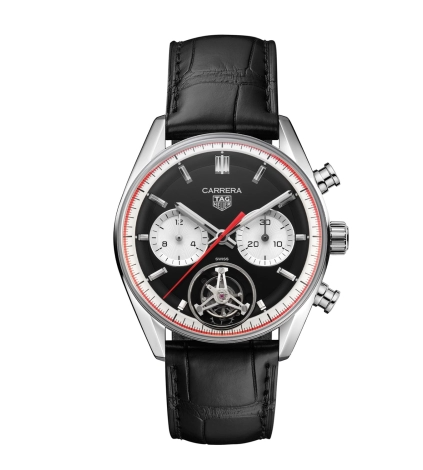 Fake TAG Heuer Carrera Chronograph Tourbillon Glass Box Watches of Switzerland Centenary Watch CBS5016.FC6566