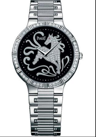Piaget Dancer Ultra-Thin Replica Watch 38mm White Gold Onyx Zodiac G0A32196