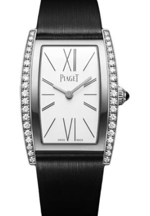 Replica Piaget Limelight Tonneau-Shaped Watch White Gold - 27 x 38 mm G0A39189