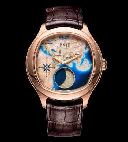 Replica Piaget Emperador Coussin Moonphase Mythical Journey Samarkand Watch G0A40560