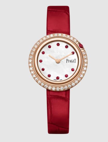 Replica Piaget Luxury Watch G0A47088 Rose Gold Ruby Diamond Watch