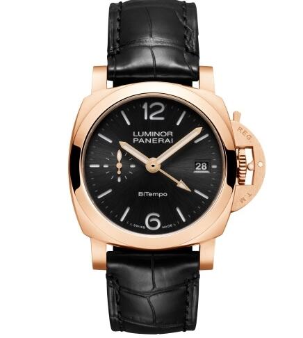 Panerai Luminor Quaranta BiTempoGoldtech Replica Watch PAM01641