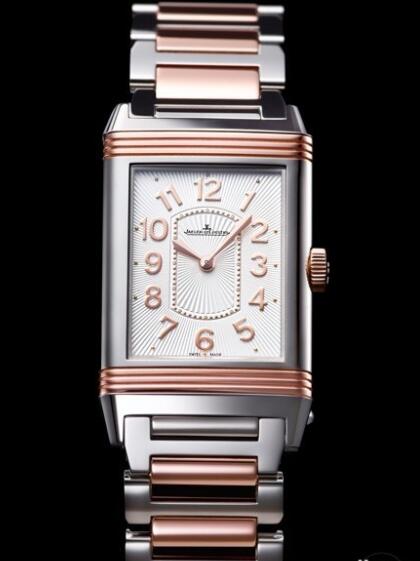 Replica Jaeger Lecoultre Grande Reverso Lady Ultra Thin Watch Q3204120 Steel - Pink Gold