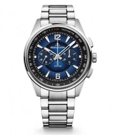 Jaeger-LeCoultre Polaris Chronograph Stainless Steel Blue Bracelet Replica Watch Q9028181